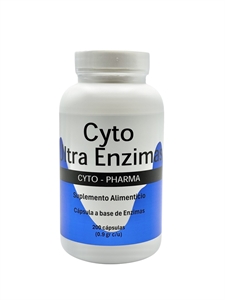 Picture of Cyto Ultra Enzymes 200 Capsules per bottle